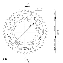Buy black Supersprox Stealth Rear Sprocket 1790 - Choose Your Gearing