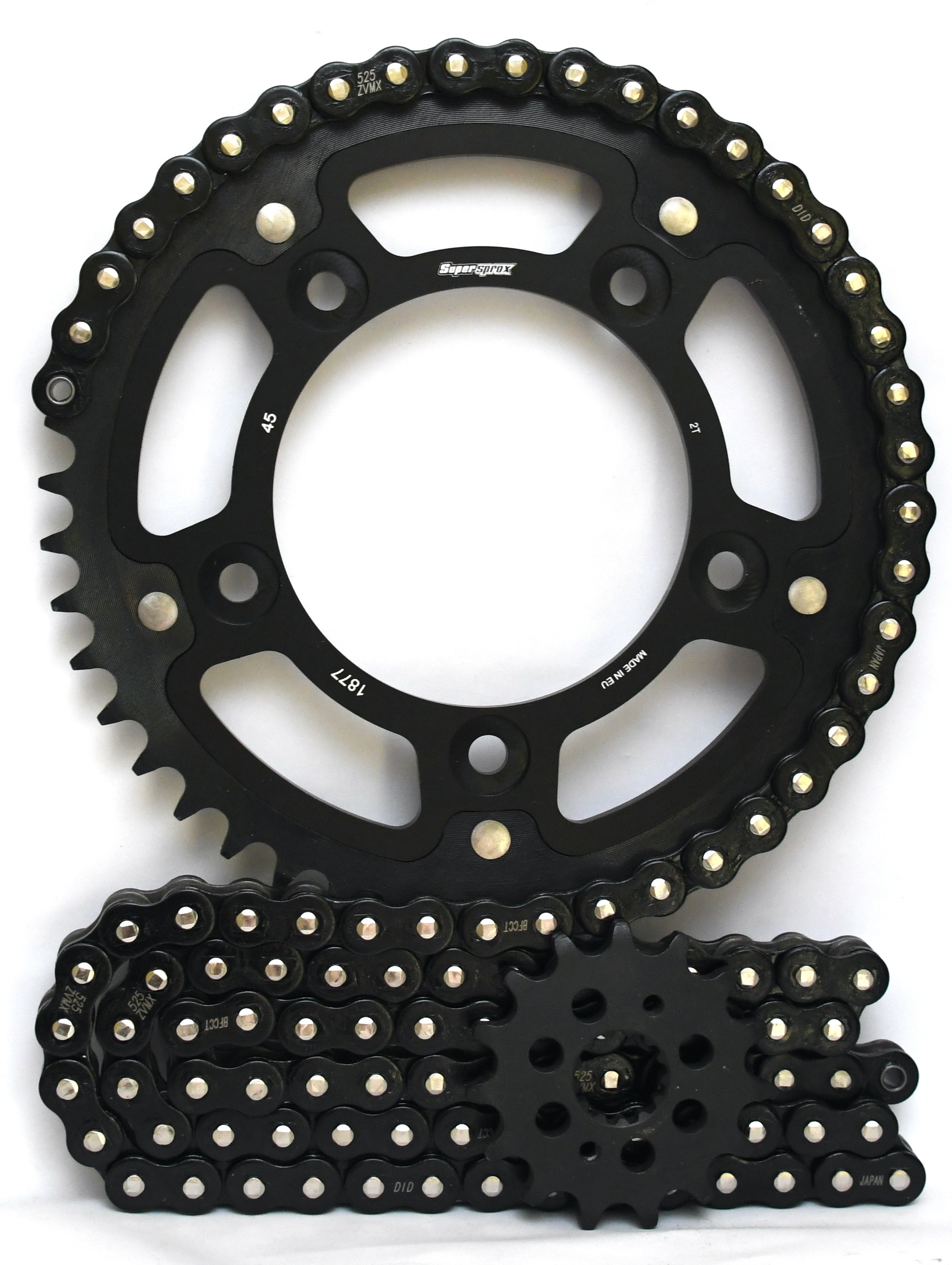 Supersprox Chain & Sprocket Kit for Yamaha Tracer 9 (Inc GT) 2021> - Standard Gearing