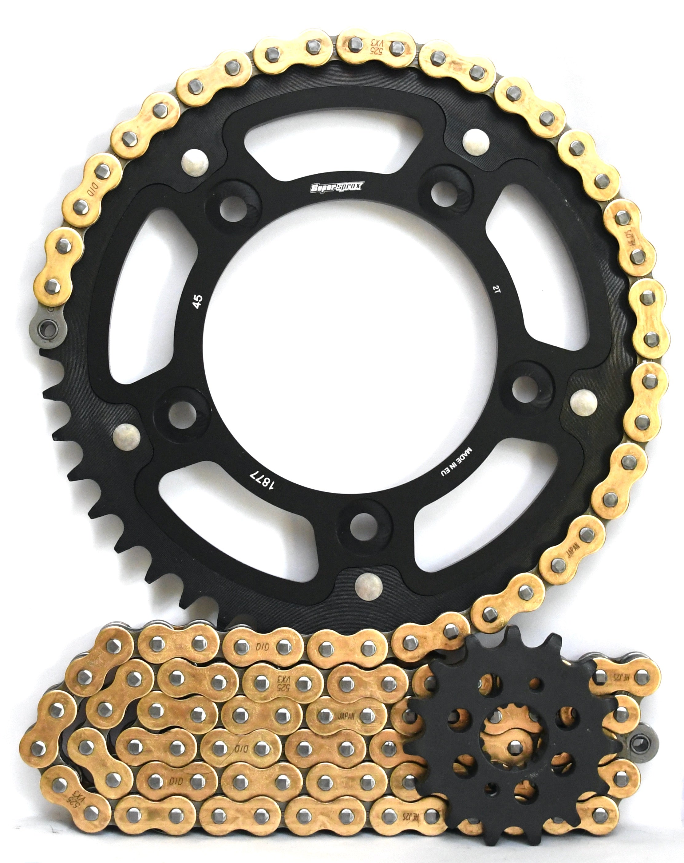 Supersprox Chain & Sprocket Kit for Yamaha MT-09 2021> - Standard Gearing