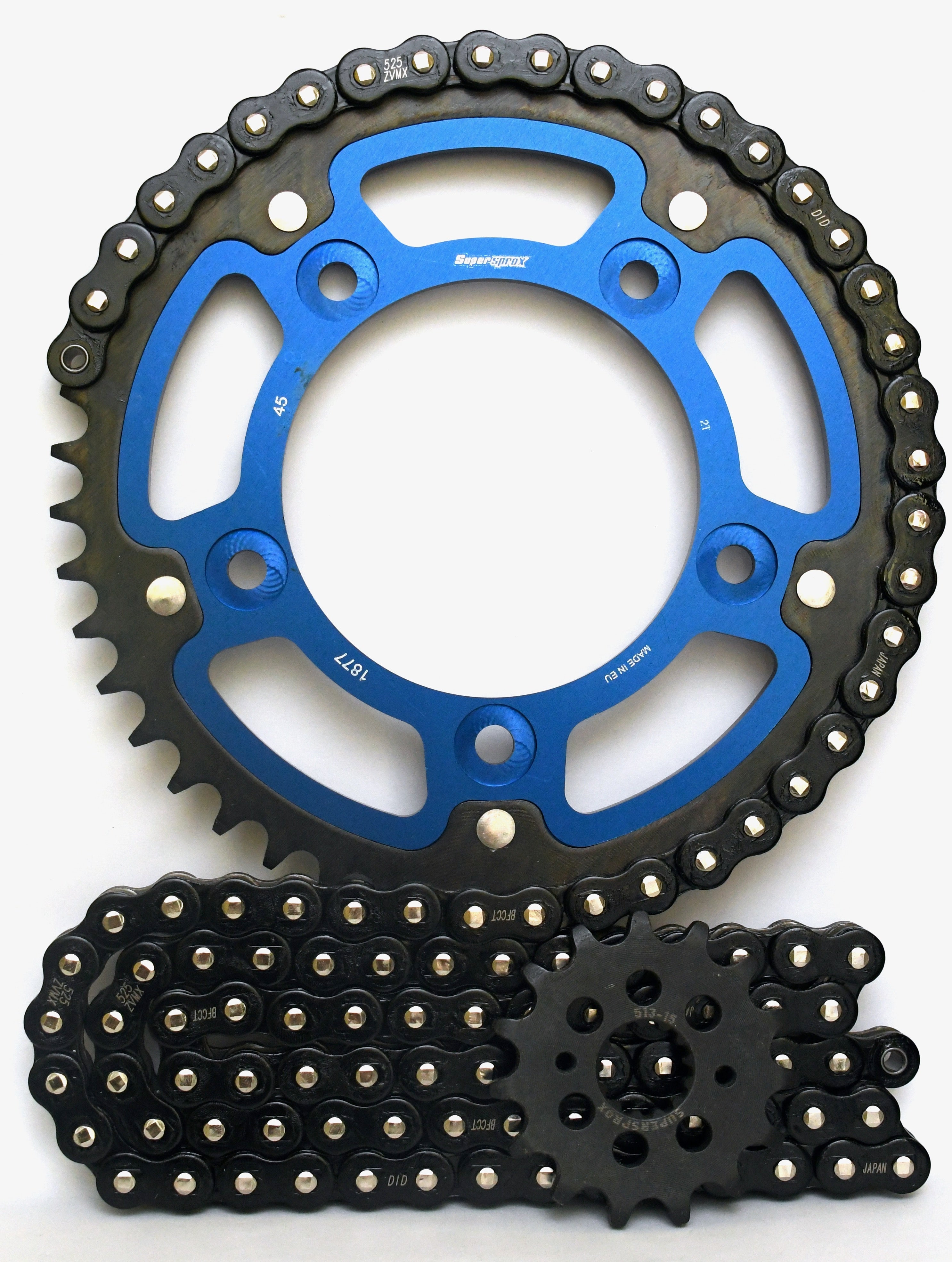 Supersprox Chain & Sprocket Kit for Yamaha Tracer 9 (Inc GT) 2021> - Standard Gearing