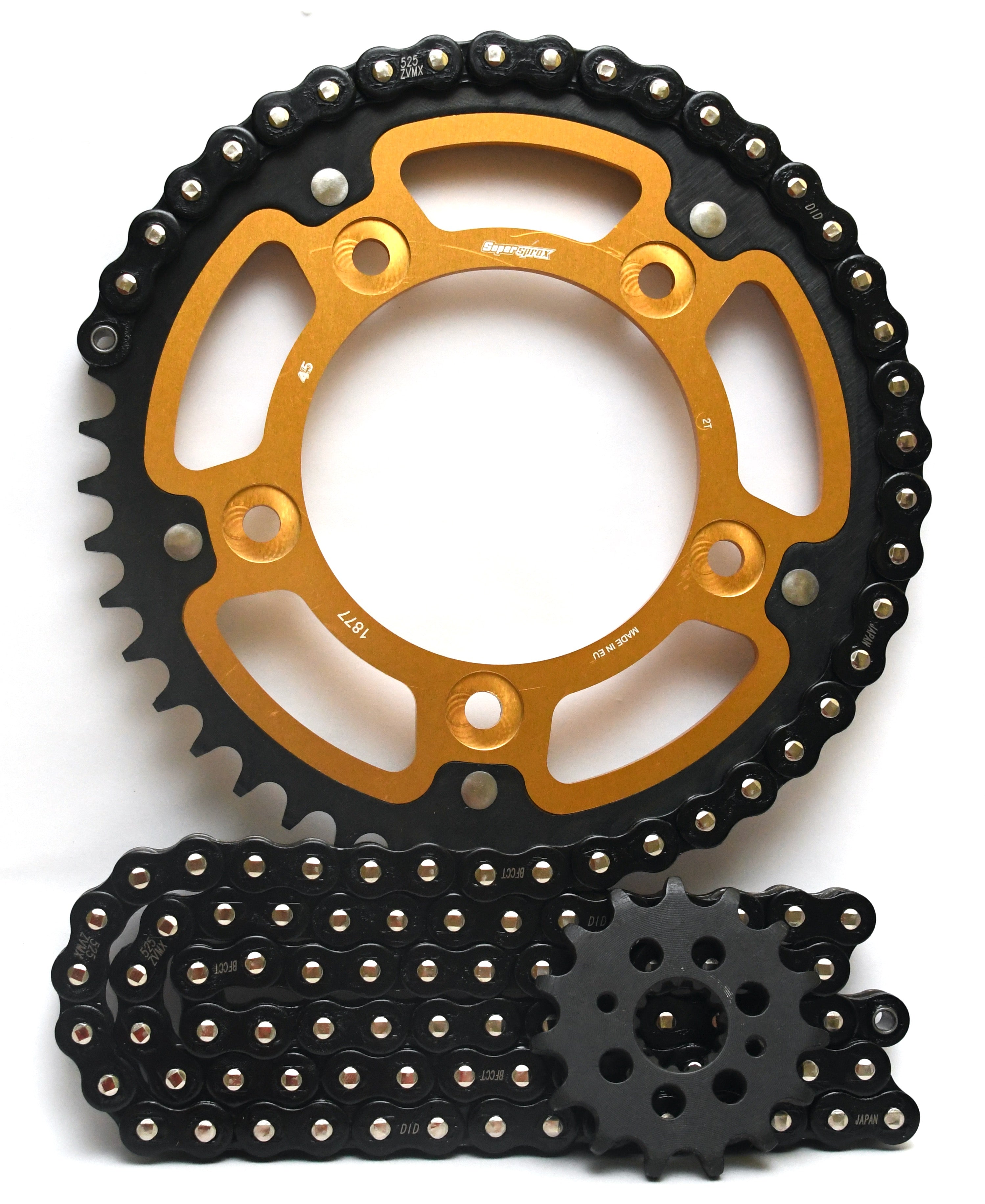 Supersprox Chain & Sprocket Kit for Yamaha Tracer 9 (Inc GT) 2021> - Standard Gearing