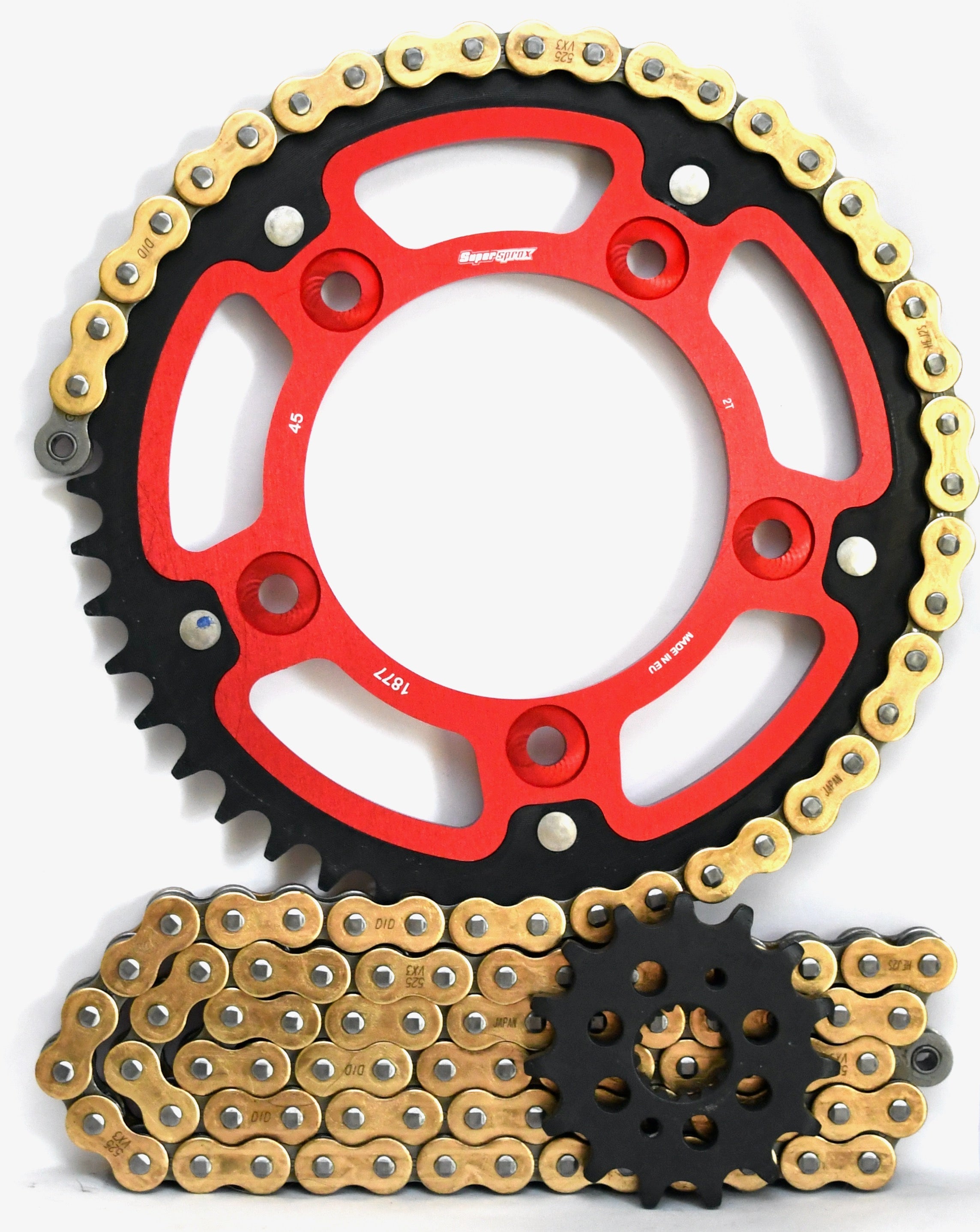 Supersprox Chain & Sprocket Kit for Yamaha Tracer 9 (Inc GT) 2021> - Standard Gearing