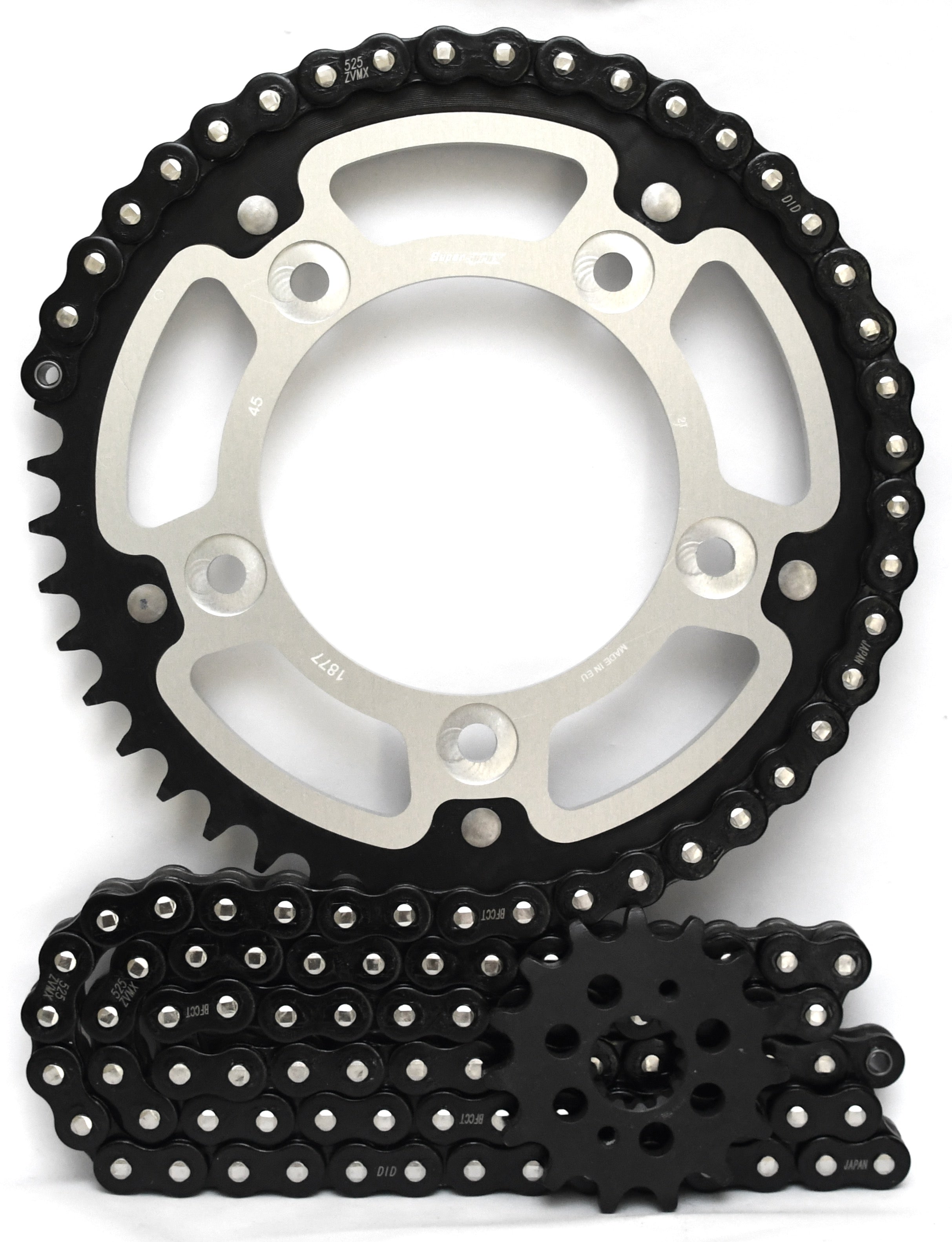 Supersprox Chain & Sprocket Kit for Yamaha Tracer 9 (Inc GT) 2021> - Standard Gearing