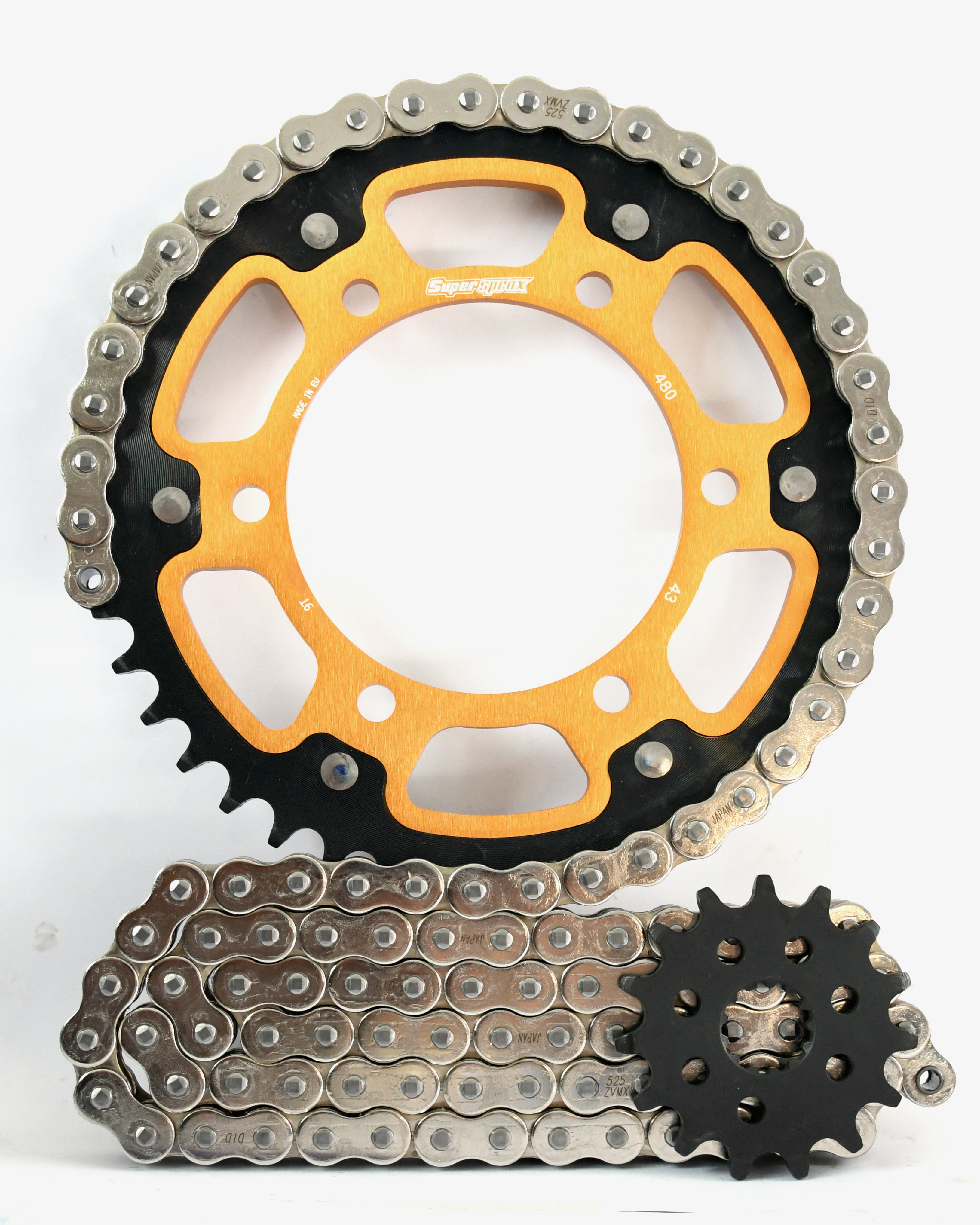 Supersprox Chain & Sprocket Kit for Aprilia RSV4 1000 RR/RF 2015-2018 - Standard Gearing