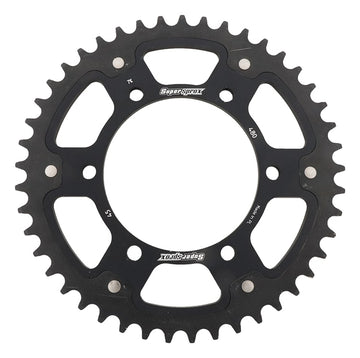 Buy black Supersprox Stealth 525 Pitch Rear Sprocket RST-498:45 - (525, 120mm Centre, 140mm PCD - Dymag Wheels)