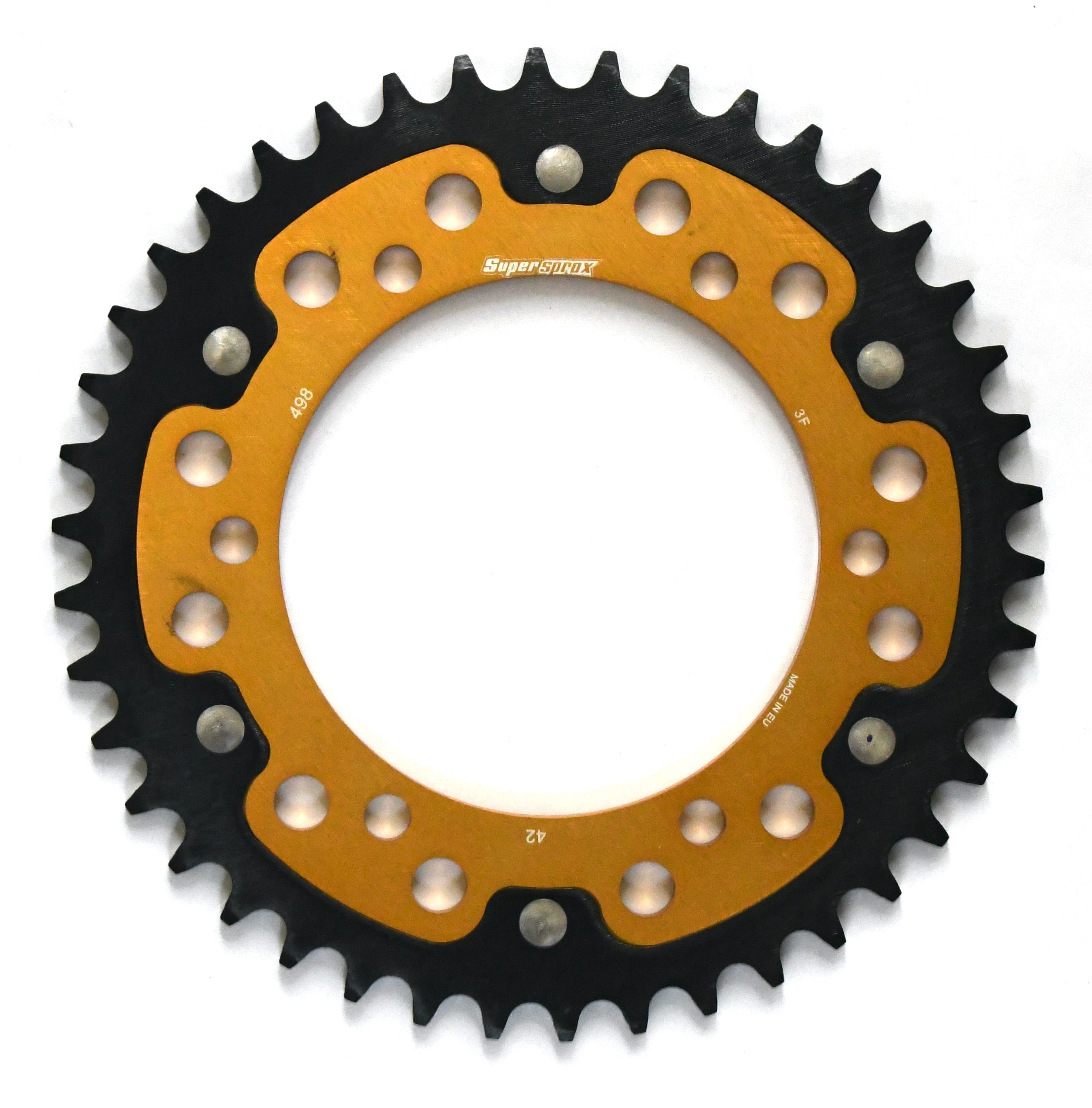 Supersprox Stealth 525 Pitch Rear Sprocket RST-498:42 - (525, 120mm Centre, 140mm PCD - Dymag Wheels)