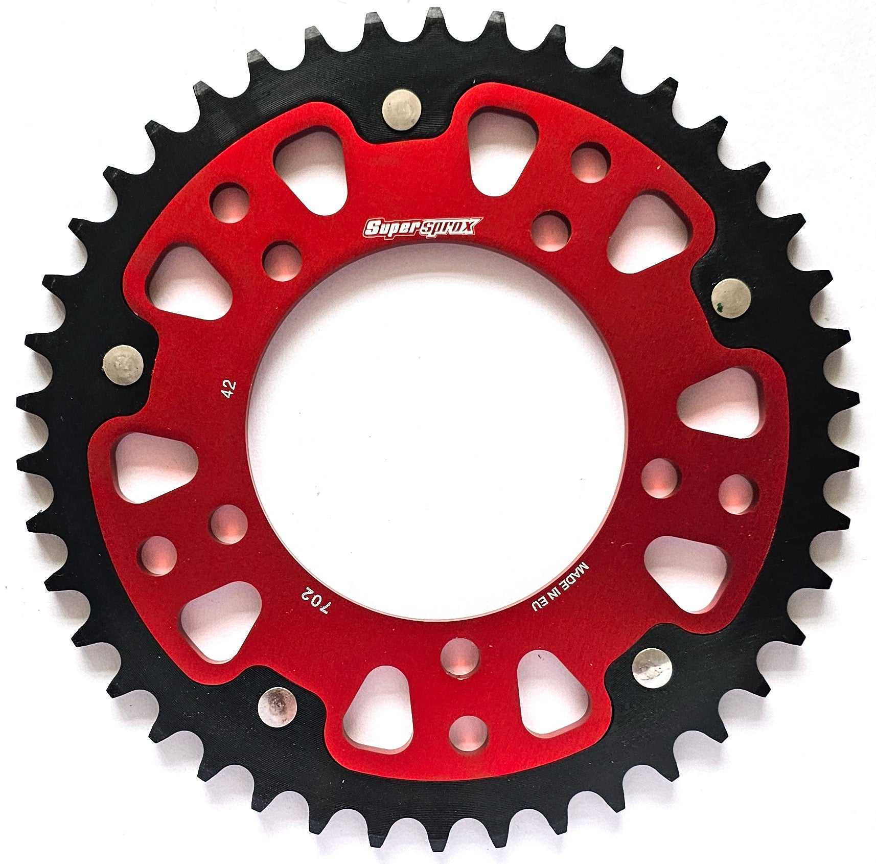 Buy red Supersprox Stealth Rear Sprocket RST-702:42