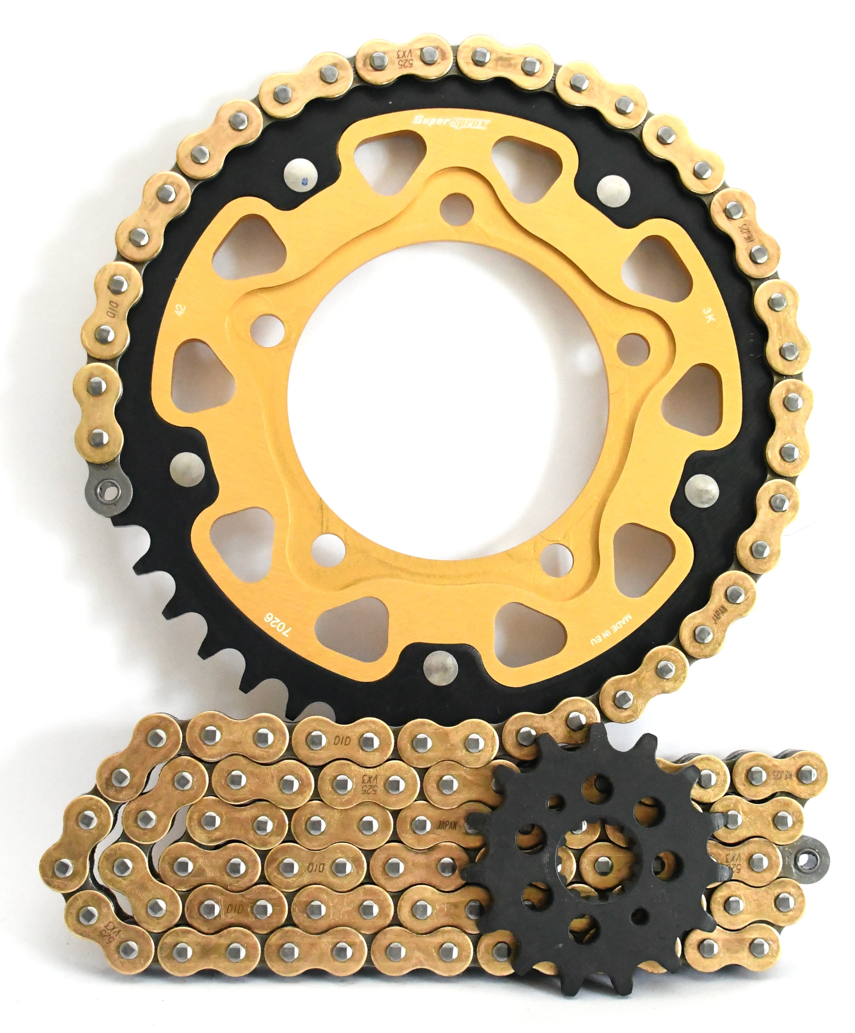 Supersprox Chain & Sprocket Kit for Aprilia Tuono 1100 V4 2015> - Standard Gearing