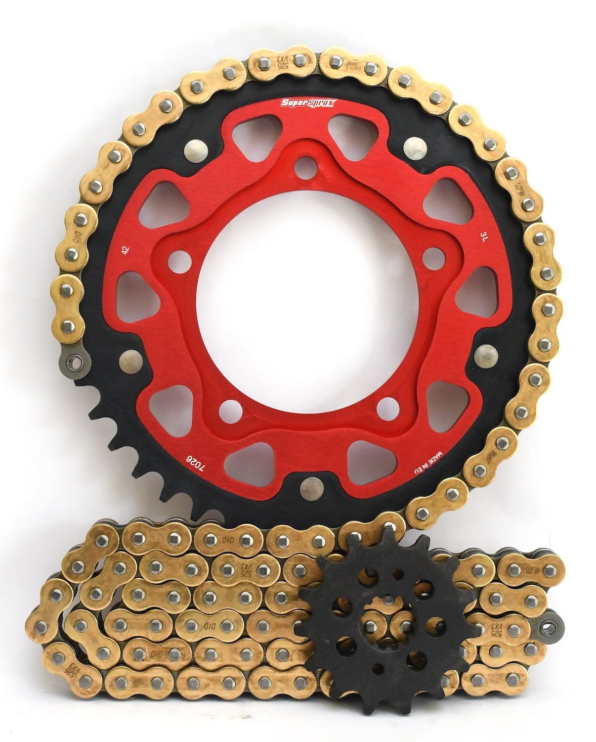 Supersprox Chain & Sprocket Kit for Aprilia Tuono 1100 V4 2015> - Standard Gearing