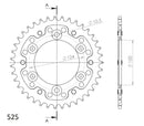 Supersprox Stealth Rear Sprocket RST-745:40 - Standard-2