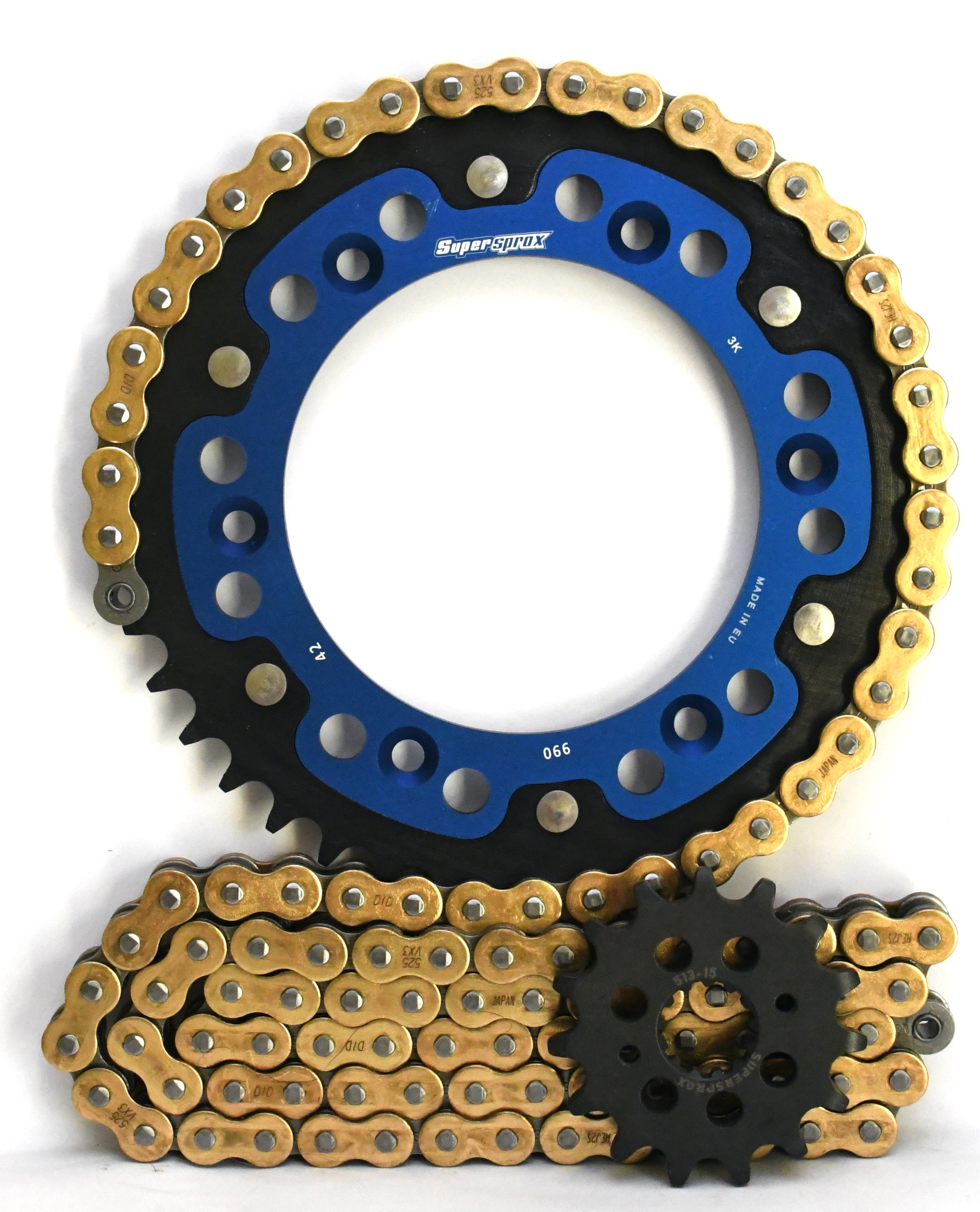 Supersprox Chain & Sprocket Kit for KTM 690 SMC (Inc R) - Standard Gearing