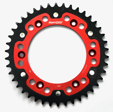 Buy red Supersprox Stealth Rear Sprocket RST-990:42