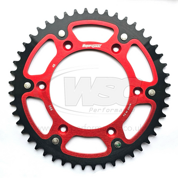 Buy red Supersprox Stealth Rear Sprocket RST-990:48