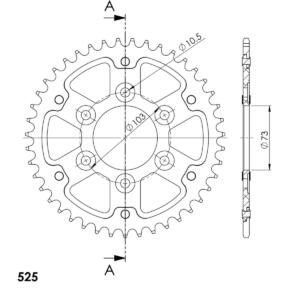 Supersprox Stealth Rear Sprocket RST-765:43