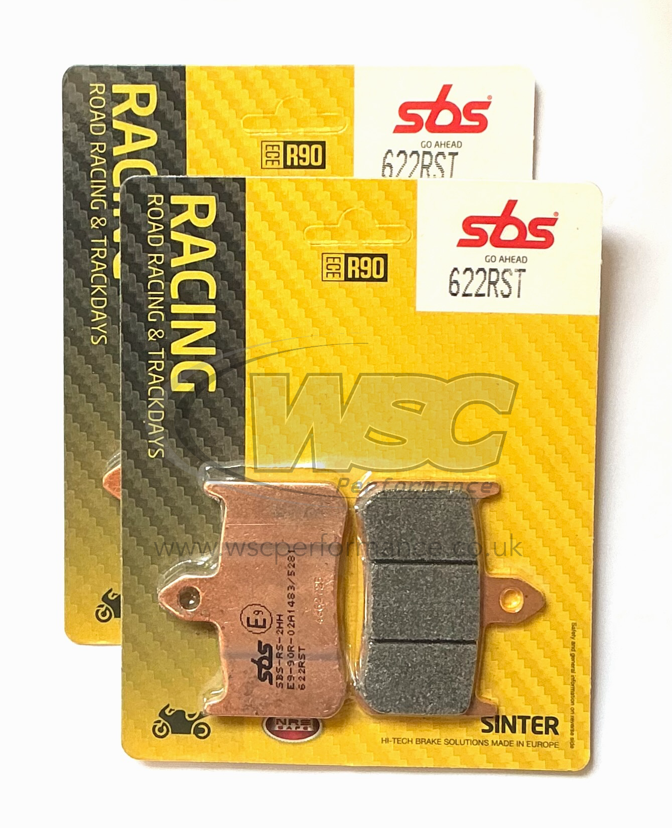 SBS 622RST Racing Sinter Brake Pads - 2 Packs