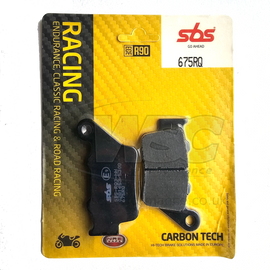 SBS Racing Carbon Tech Rear Brake Pads 675RQ