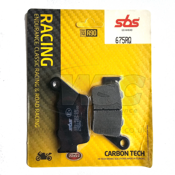 SBS Racing Carbon Tech Rear Brake Pads 675RQ