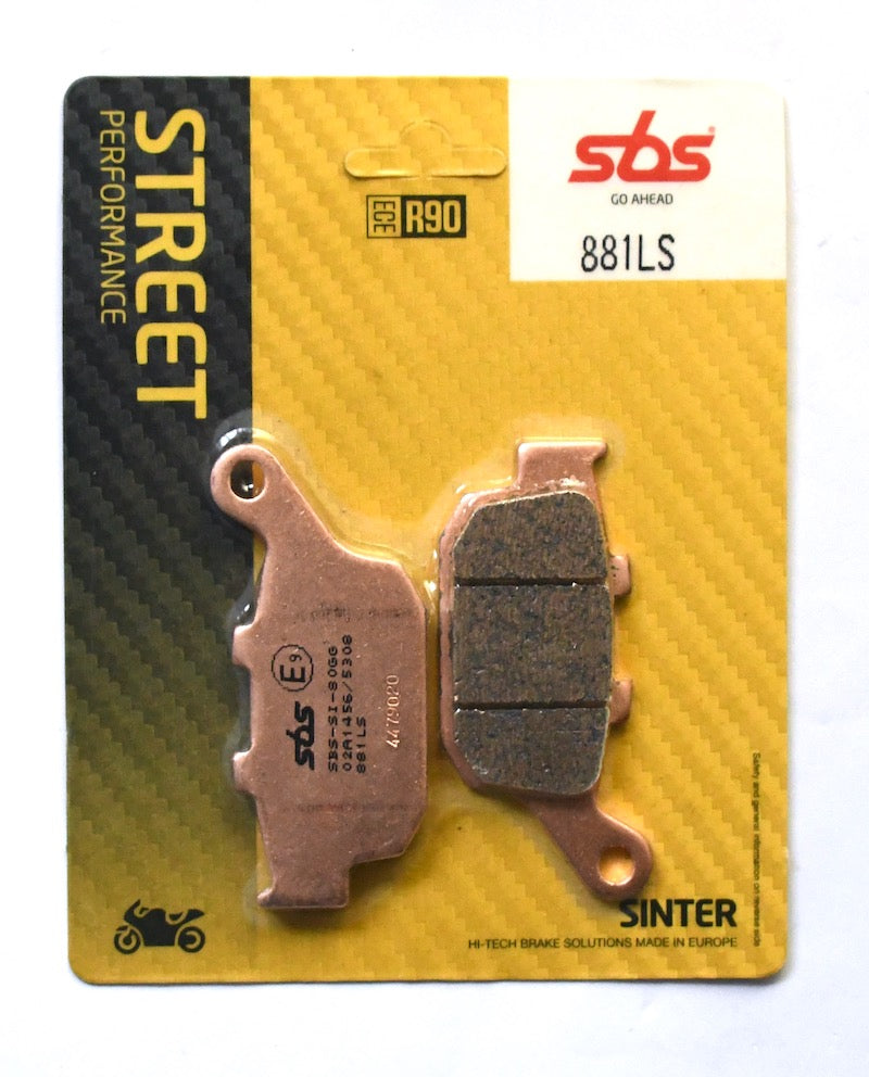 SBS Street Sinter Brake Pads 881LS - Rear
