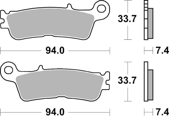 SBS 965SI Sinter Off-Road Brake Pads