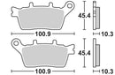 SBS 991LS Street Sinter Rear Brake Pads-2