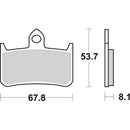 SBS 622RST Racing Sinter Brake Pads (Full Front Set - 2 Packs)-2