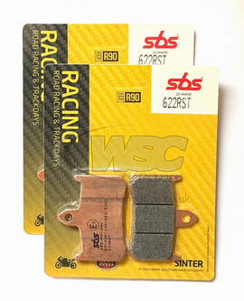 SBS 622RST Racing Sinter Brake Pads (Full Front Set - 2 Packs)