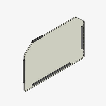 Bonamici Racing Dash Protector Replacement Screen for DCP23