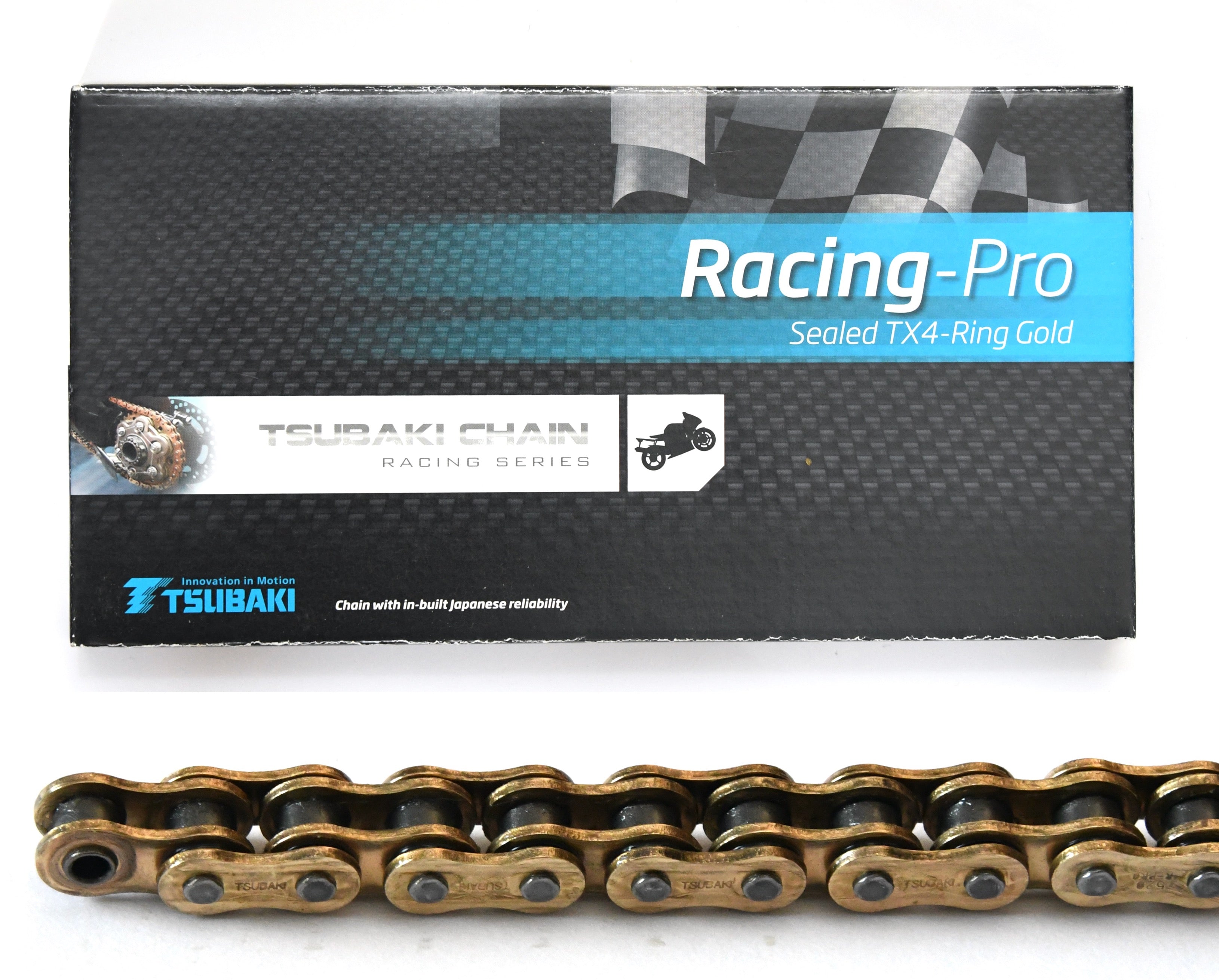 Tsubaki 520 TX4 Racing Pro Gold Chain WSC Performance
