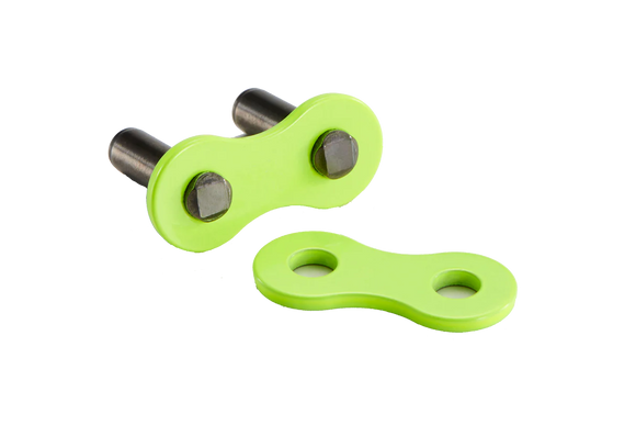 DID 525 VR46 Rossi Edition Hollow Rivet Chain Link (Fluro Yellow)