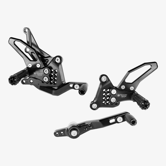 Bonamici Adjustable Rearsets - Yamaha MT-09 2021> Y016