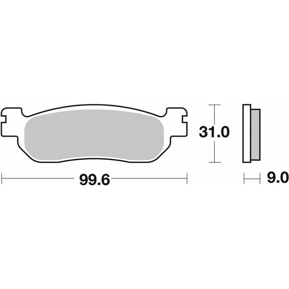 Brembo Sinter Road Brake Pads 07YA37SP - Rear
