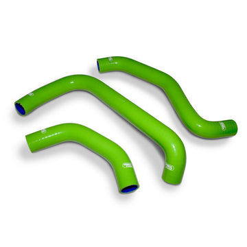 Buy green Samco Sport Silicone Radiator Coolant Hose Kit for Kawasaki ZX-10R 2021> 3 Hose Race Spec KAW-101