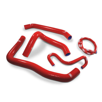 Buy red Samco Sport Silicone 5 Piece Radiator Coolant Hose Kit for Kawasaki Ninja ZX-4R 23> ZX-25R 20> KAW-97