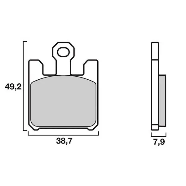 Brembo Sinter Road Brake Pads 07SU26SA (2x Packs)