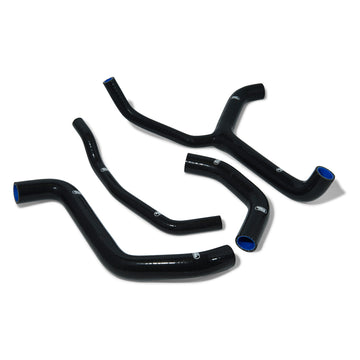 Buy black Samco Sport Silicone Y Race Design Radiator Coolant 4 Hose Kit for Kawasaki ZX-10R 2016-20 KAW-78