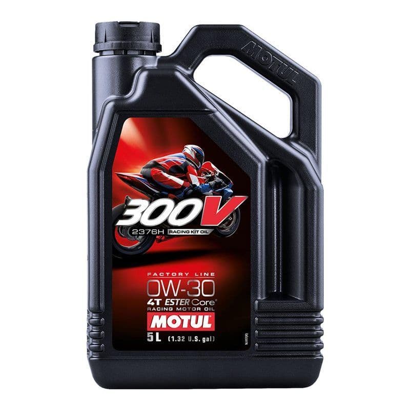 Motul 300V 4T Factory Line 2376H Racing Kit Oil Fully Synthetic Ester Oil 0w30 4L