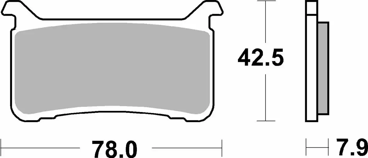 SBS 947DC Dual Carbon Racing Brake Pads (Full Front Set)