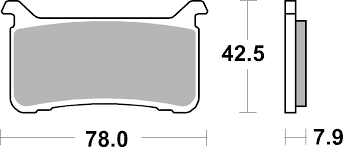Brembo Sinter Road Brake Pads 07HO63SA (2x Packs)