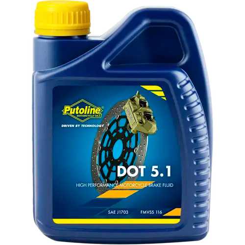 Putoline DOT5.1 High Performance Synthetic Brake fluid - 500ml