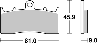 Brembo Sinter Road Brake Pads 07GR62SA (2x Packs)
