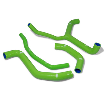 Buy green Samco Sport Silicone Y Race Design Radiator Coolant 4 Hose Kit for Kawasaki ZX-10R 2016-20 KAW-78