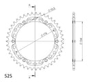 Supersprox Stealth Rear Sprocket RST-1346:44-4
