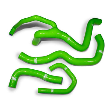 Buy green Samco Sport Silicone Radiator Coolant Hose Kit for Kawasaki ZX-6R 2009> 4 Hose Race Spec