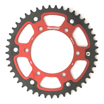 Buy red Supersprox Stealth Rear Sprocket RST-480:42