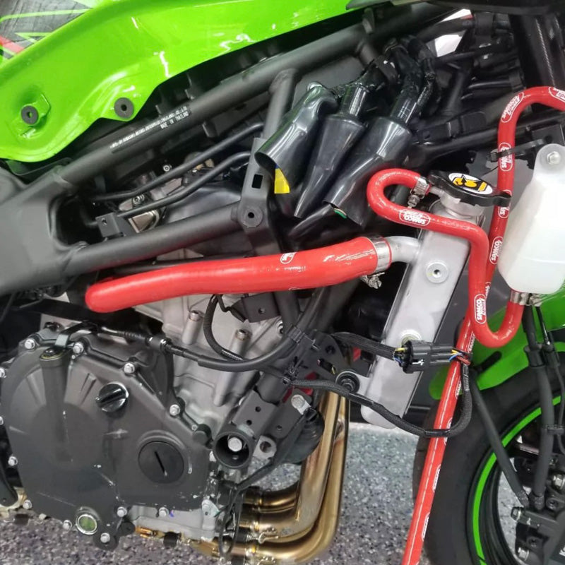 Samco Sport Silicone 5 Piece Radiator Coolant Hose Kit for Kawasaki Ninja ZX-4R 23> ZX-25R 20> KAW-97