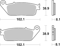 Brembo Sinter Road Brake Pads 07HO30SA (2x Packs))
