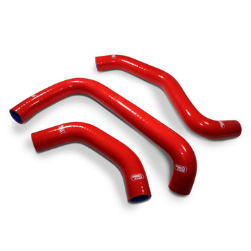 Buy red Samco Sport Silicone Radiator Coolant Hose Kit for Kawasaki ZX-10R 2021> 3 Hose Race Spec KAW-101
