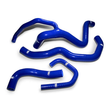 Buy blue Samco Sport Silicone Radiator Coolant Hose Kit for Kawasaki ZX-6R 2009> 4 Hose Race Spec