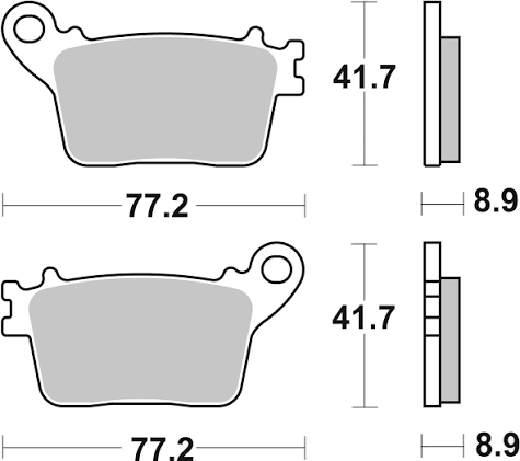 Brembo Sinter Road Brake Pads 07HO59SP - Rear