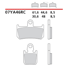 Brembo Racing Ceramic Brake Pads 07YA46RC (2x Packs)